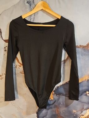 Black Long Sleeve Bodysuit